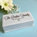 Custom Family Name Butter Dish Tray