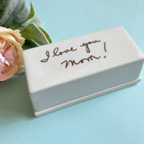 Custom Handwriting Butter Dish Tray