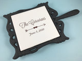 Trivet Customized with Handwriting or Couples Names