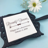 Trivet Customized with Handwriting or Couples Names